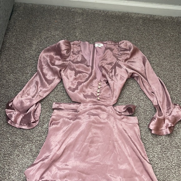 RAHI Luster Champagne Minidress Size XL - Picture 4 of 13